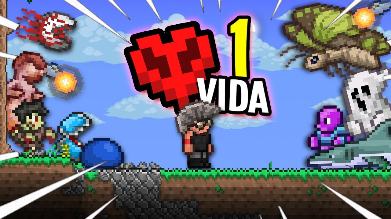SI MUERO BORRO LA CUENTA 🗣️ TERRARIA EN MODO LEGENDARIO 😼