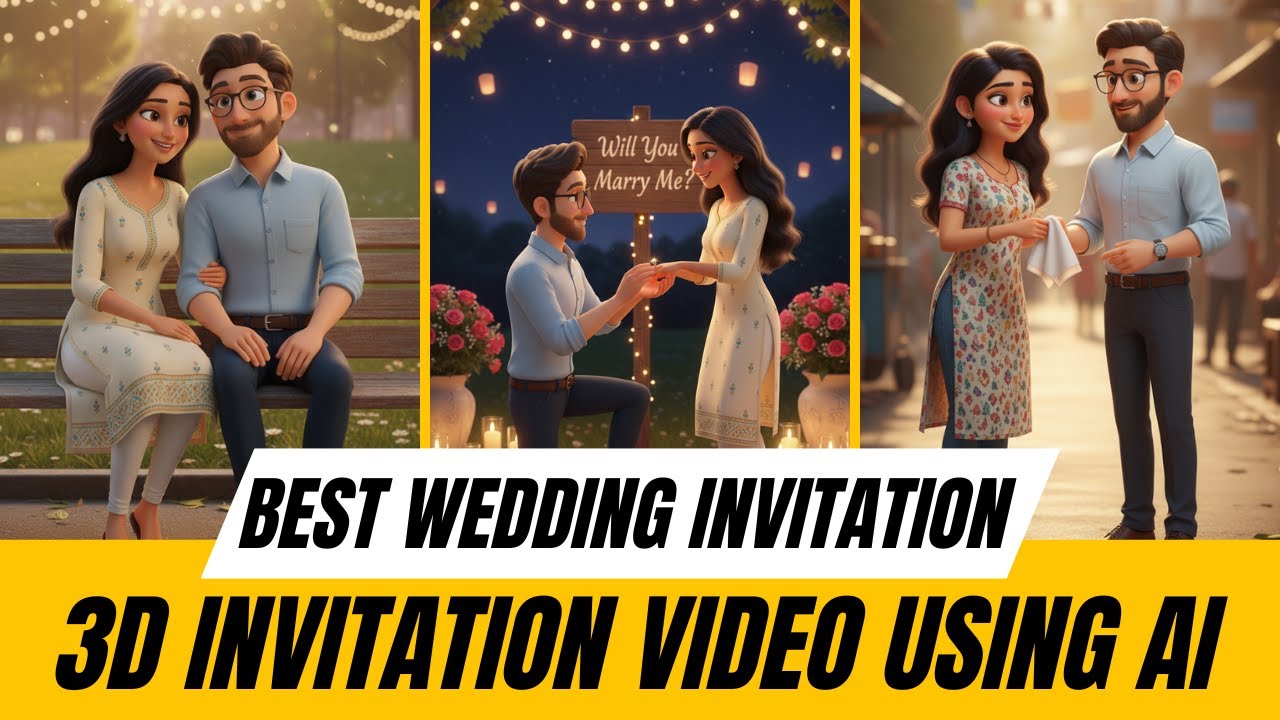how to make ai generated wedding invitation video | Ai Se wedding invitation video kaise banaye
