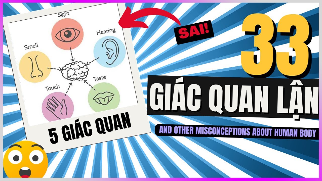 Con người có 5 giác quan? Sai! 33 lận! [KienThucNe - DLDBTT]