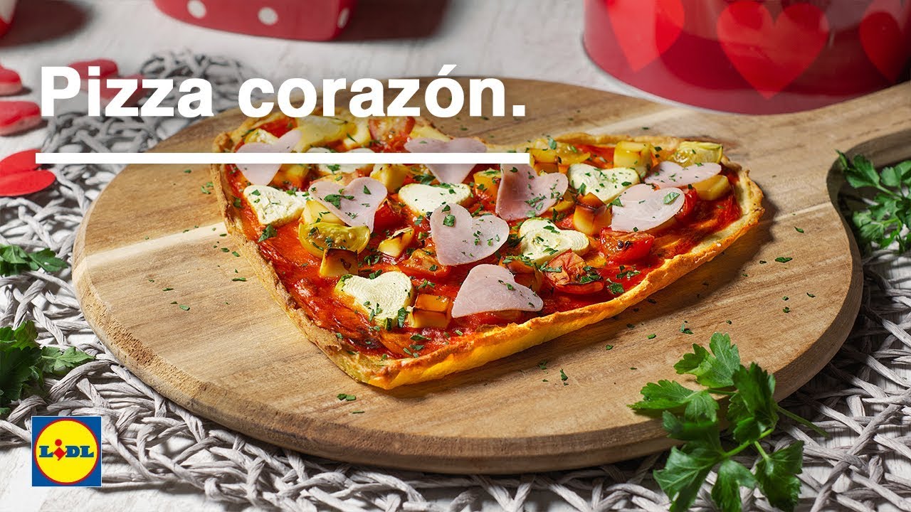 Pizza Coraz&oacute;n 🍕🍴| Recetas San Valent&iacute;n | Lidl Espa&ntilde;a