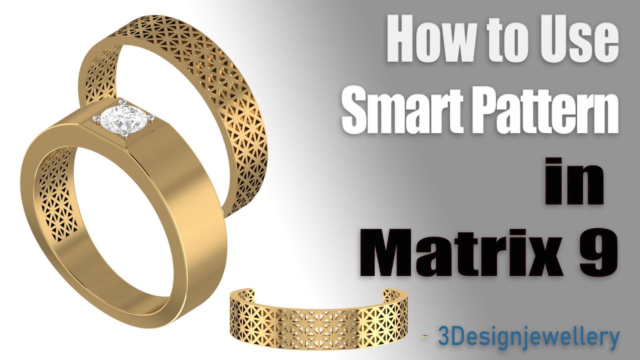 ||🔷How to Use Smart Pattern in Matrix 9 🔷|| #Matrix 9 || #Rhino 3D || #Tutorial