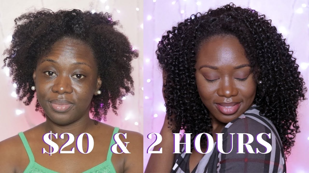 4a Outre Big Beautiful Hair Clip Ins on Type 4 Hair | Ivy Flip Over Method | Vlogmas Day 9