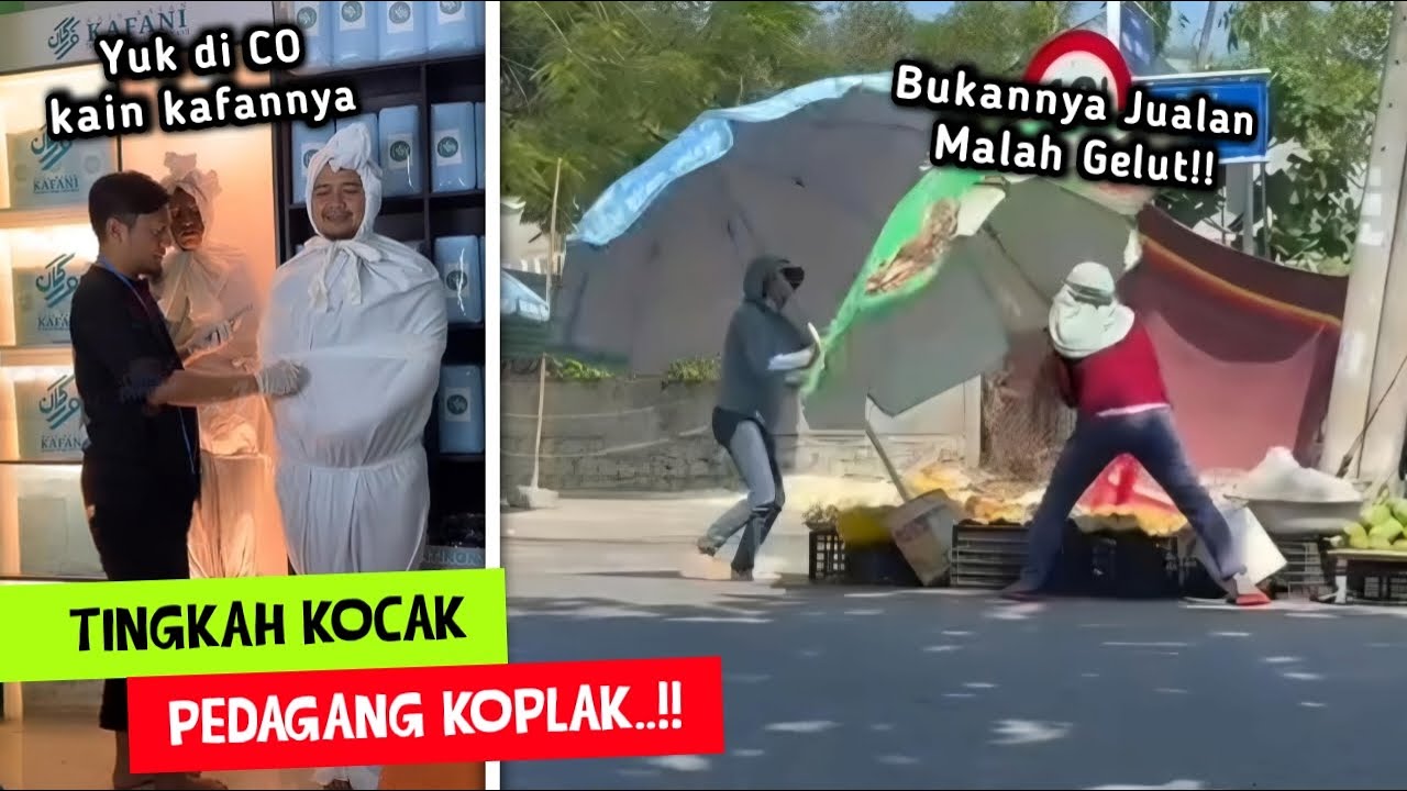 Bukannya Jualan Malah Berantem..!! Deretan Kelakuan Kocak Pedagang Bikin NGAKAK - Pt.10