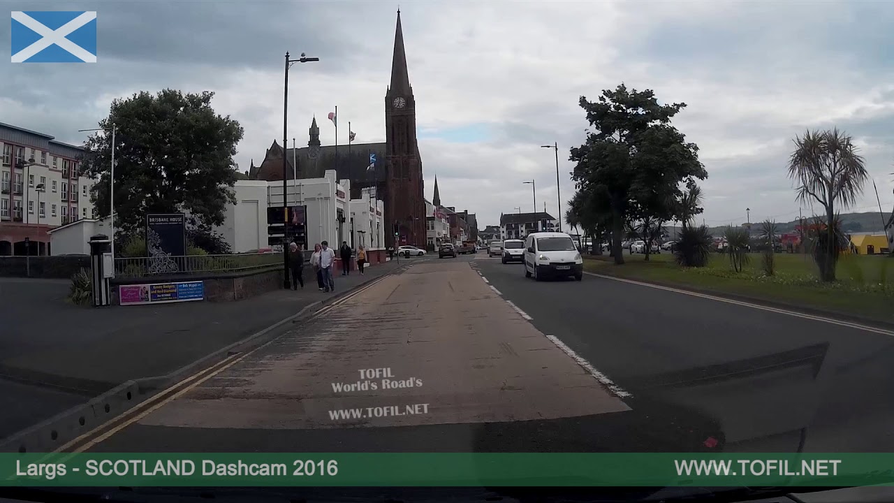 Largs Scotland 2016 Dashcam Driving Movies WWW.TOFIL.NET