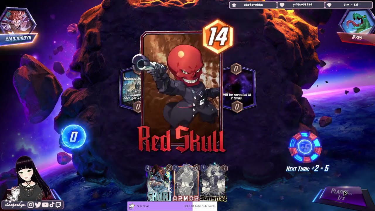 Classic Deck Tactics (SNAP) 🌹 Red Skull, Discard, Mister Negative (3/25/25)
