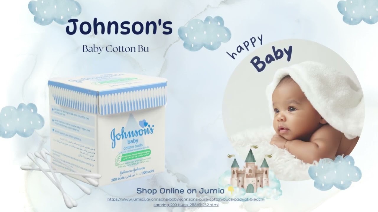 Safe, Soft & Baby-Approved ❤️🌼Johnson's Cotton Baby Buds 200's/pack #earbuds #johnsonsbaby