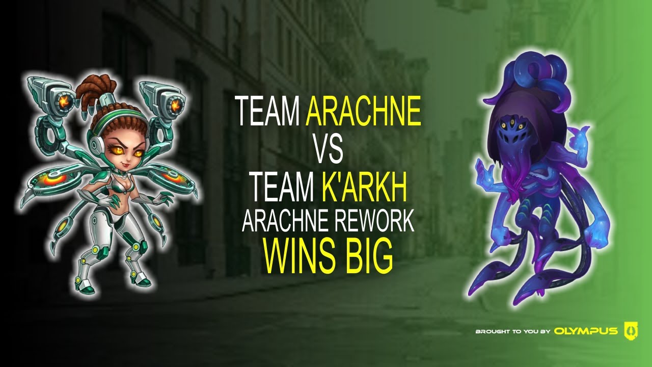 HERO WARS GAMEPLAY | TEAM ARACHNE VS TEAM K'ARKH!!!