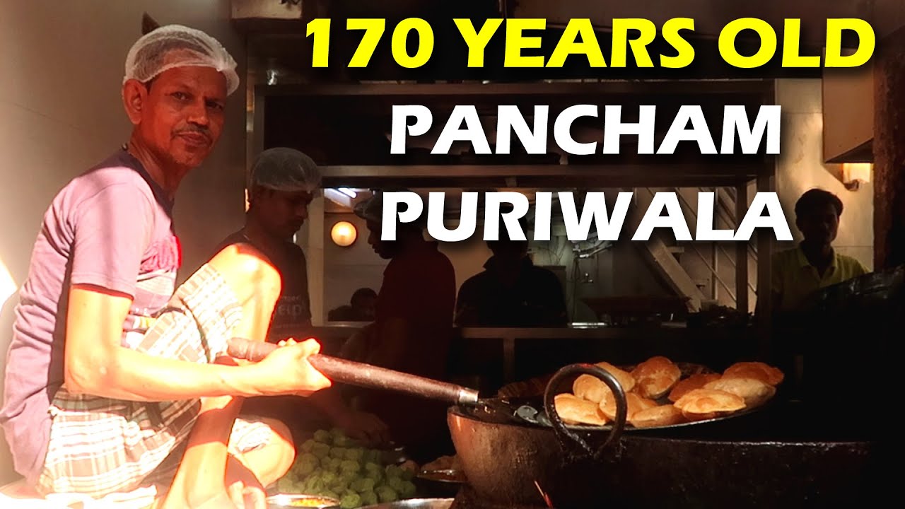 170 Years Old Pancham Puriwala | Mumbai's Oldest Restaurant | Green Puri | Mumbai Street Food | Puri