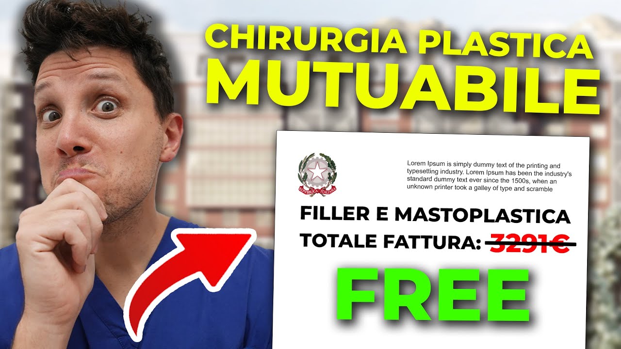 Chirurgia Plastica GRATIS: in quali casi &egrave; possibile?