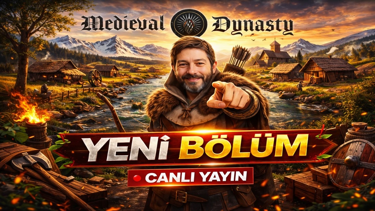 Türkçe Rehber Medieval Dynasty Canlı Yayın | Köyde Yarım Kalan İşleri Halledelim