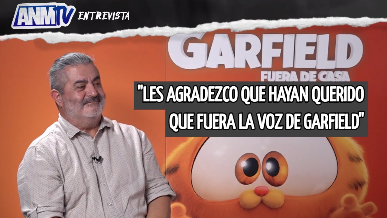 Entrevista a Sandro Larenas, voz original de Garfield y la de su padre en 