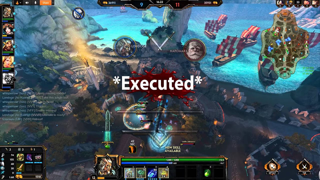 Epic smite teamfight