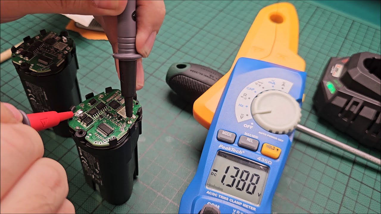 PARKSIDE 2Ah 12V PAPK 12 A4 Battery will not charge -troubleshooting and attempting to jump start it
