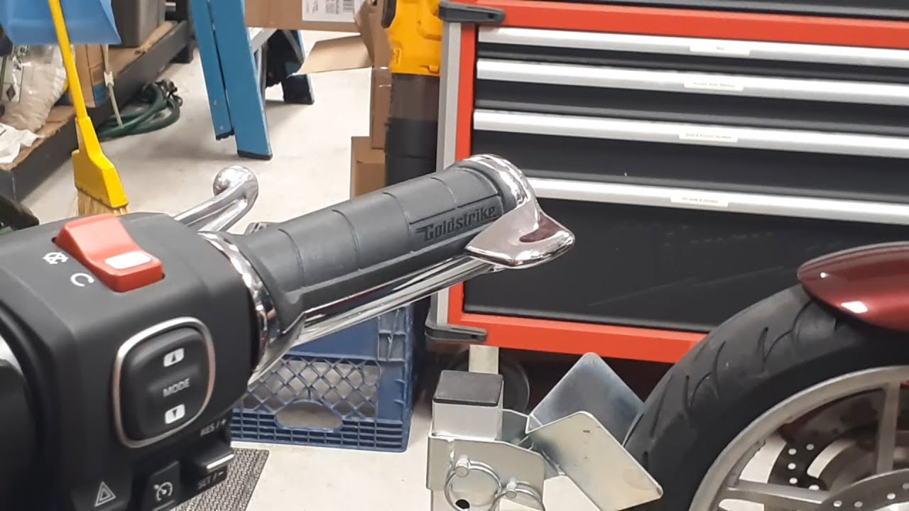 How to Install GoldStrike Hand Grips on a Goldwing Tour, DCT or Other Late Model Goldwings