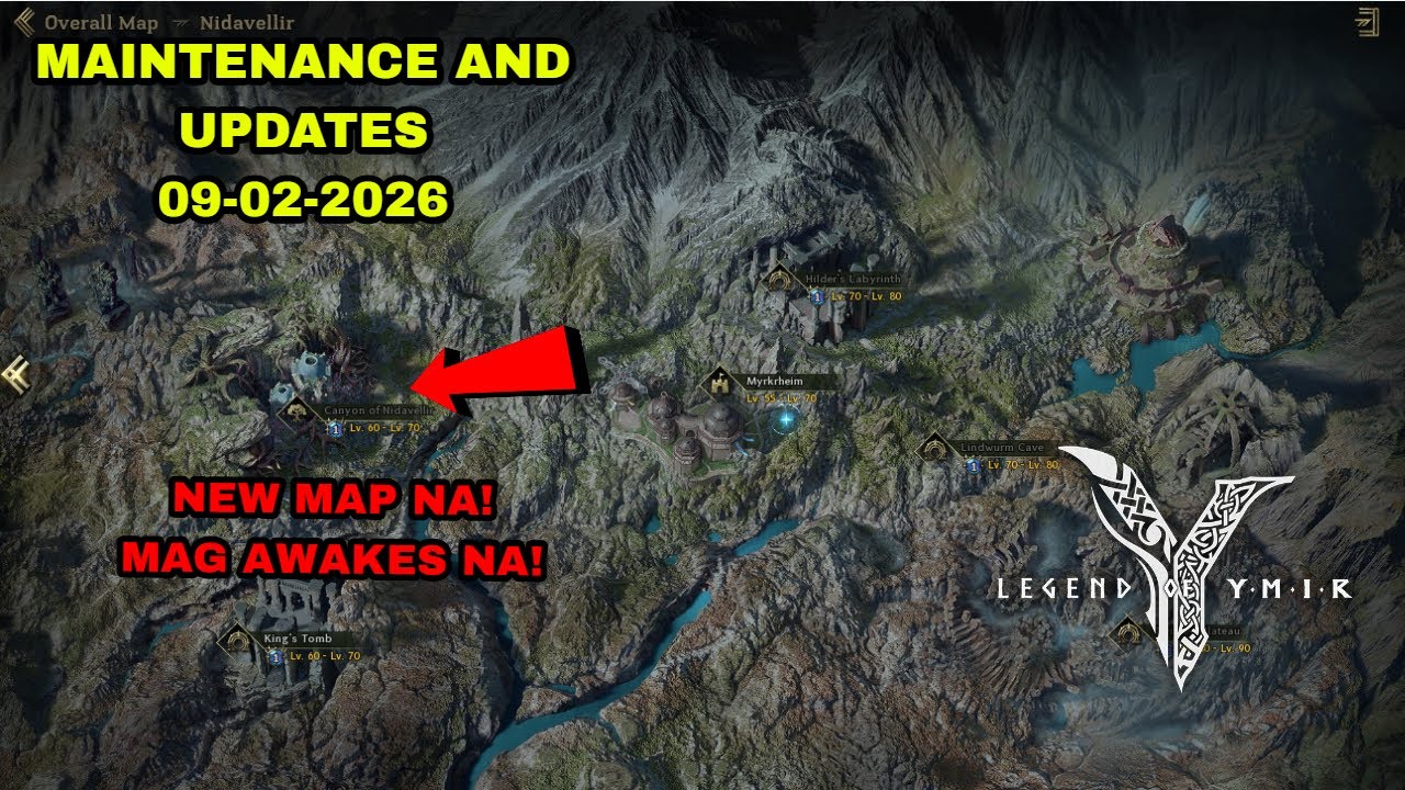 Legend of Ymir - New Area na! Maintenance and Updates 9-02-2026