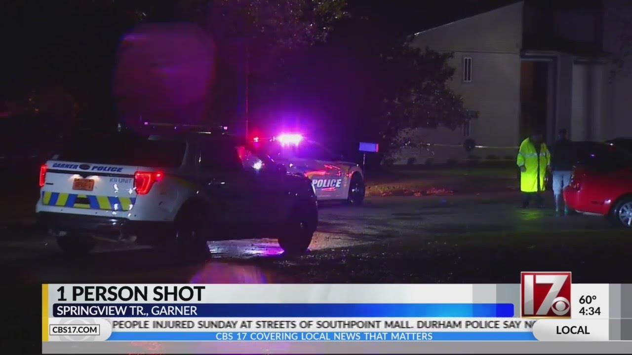 1 seriously injured in shooting near Garner high school, police say