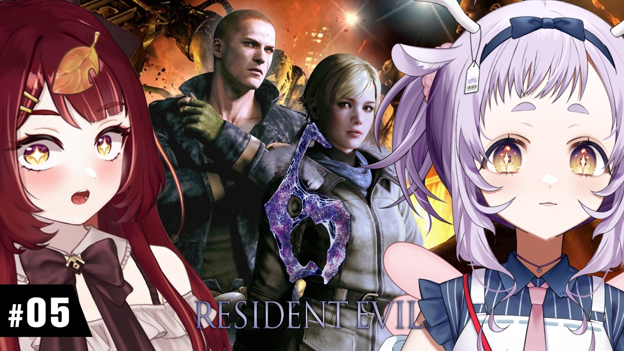 【惡靈古堡6】狸傑克 x 雪莉呦 聯手出擊！！ #5 feat.呦呦 @yunyun_twvt   ｜Resident Evil 6｜狸野梨 Rieri
