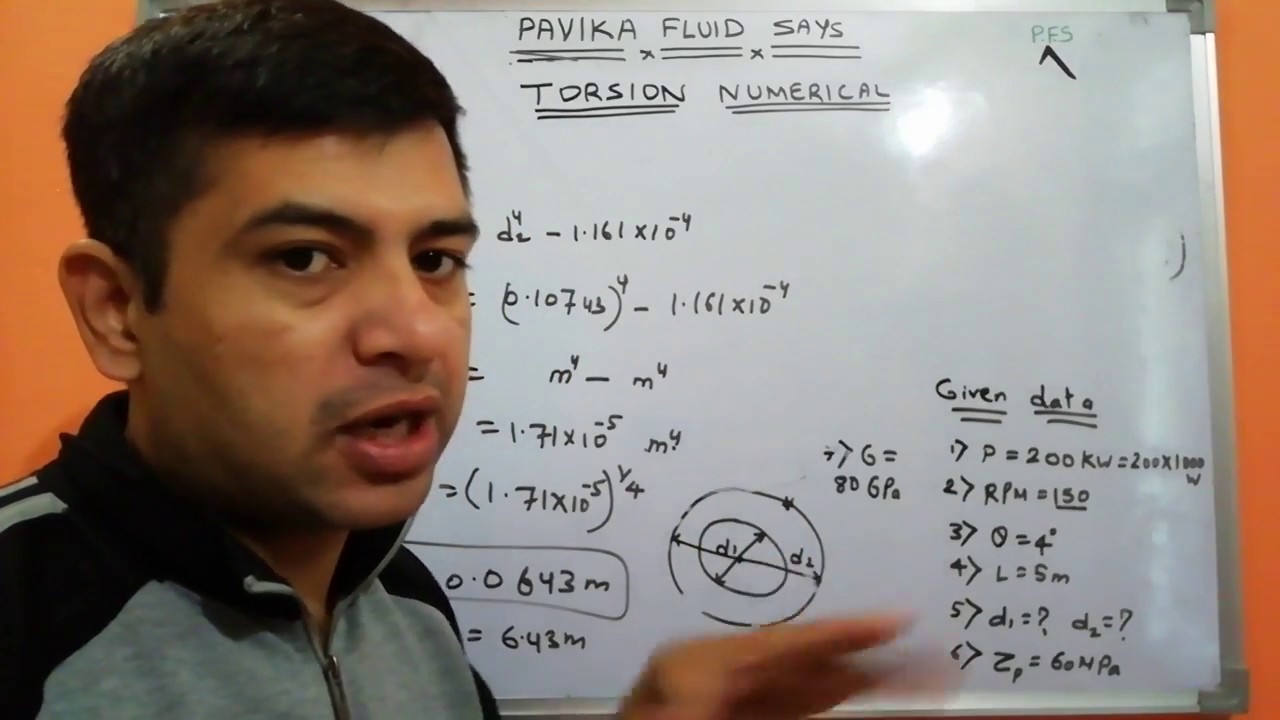 Numerical on torsion