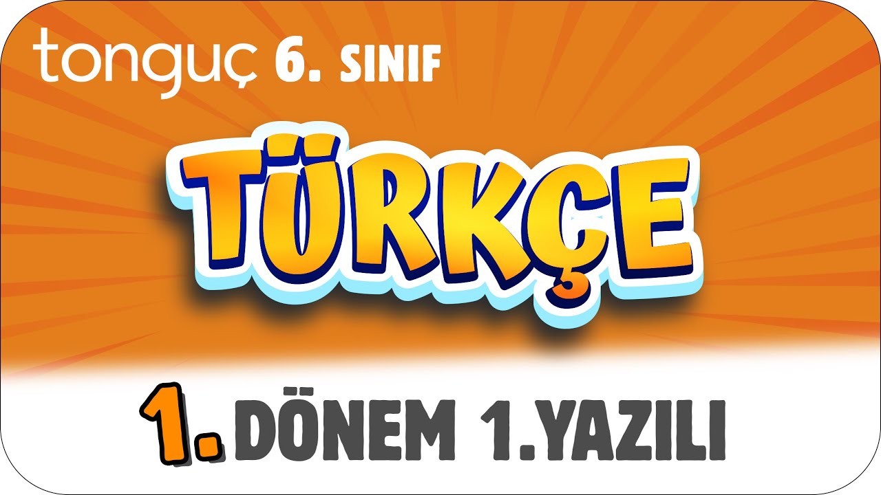 6.Sınıf Türkçe 1.Dönem 1.Yazılıya Hazırlık 📑 #2025