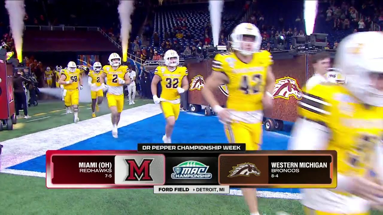 NCAA Football 2025: MAC Championship - Miami (OH) vs. Western Michigan