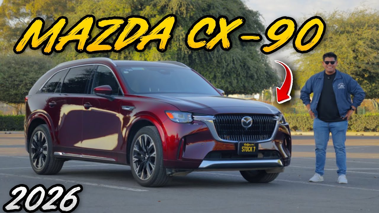 Mazda CX 90 2026 ¿la camioneta perfecta para VIAJAR? RESEÑA