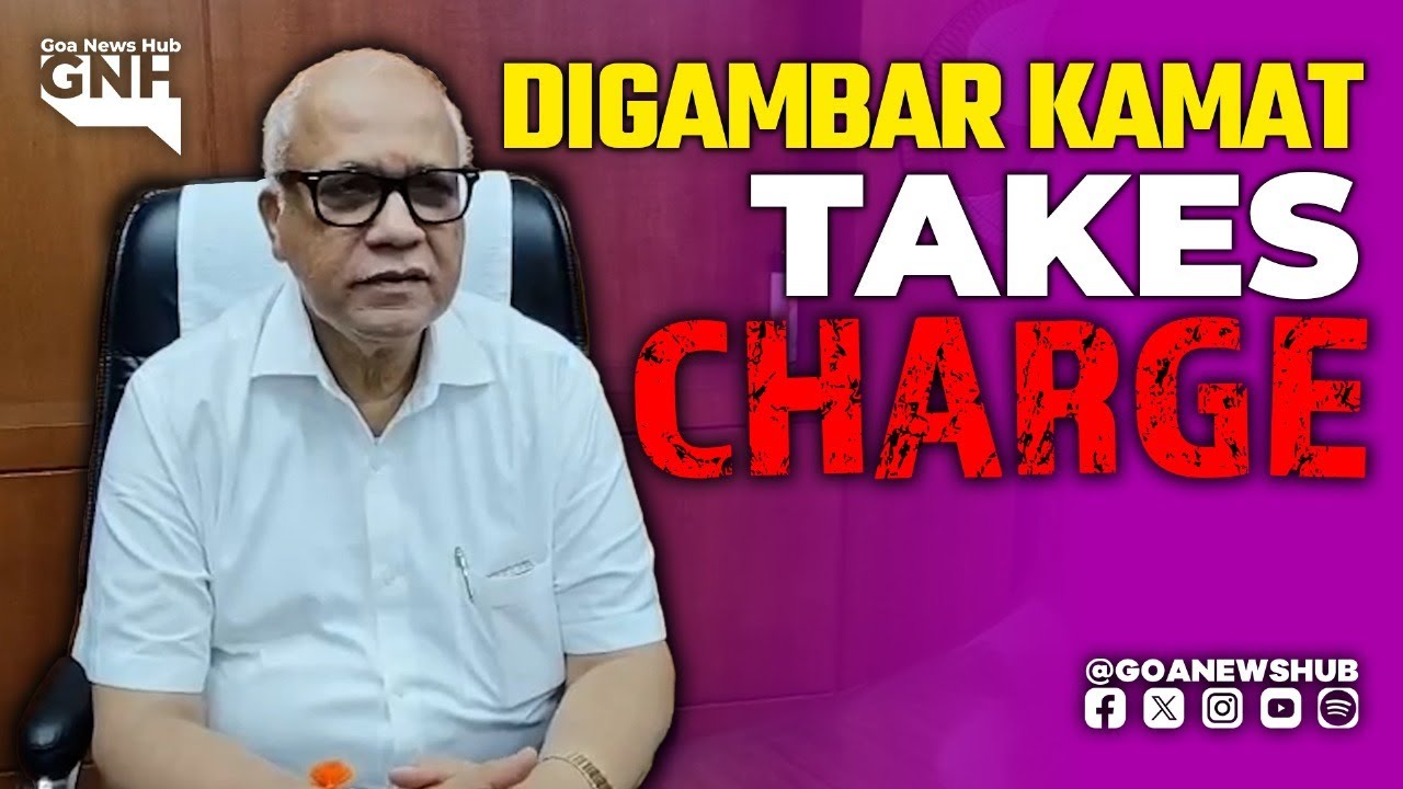 Digambar Kamat Takes Charge