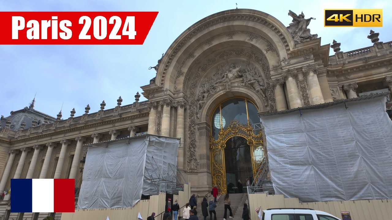 Paris 2024 Walk Tour Inside Petit Palais (4K HDR)