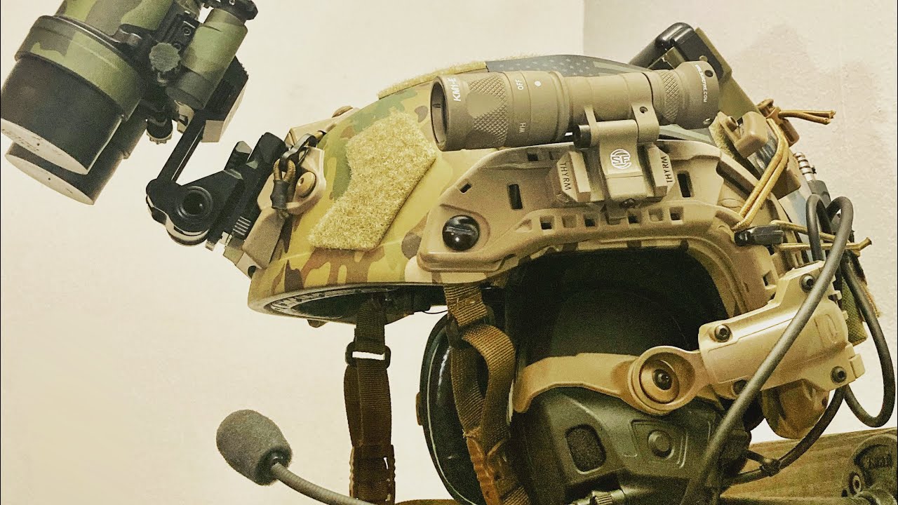 Ops-core FAST SF and ACH helmet set up.