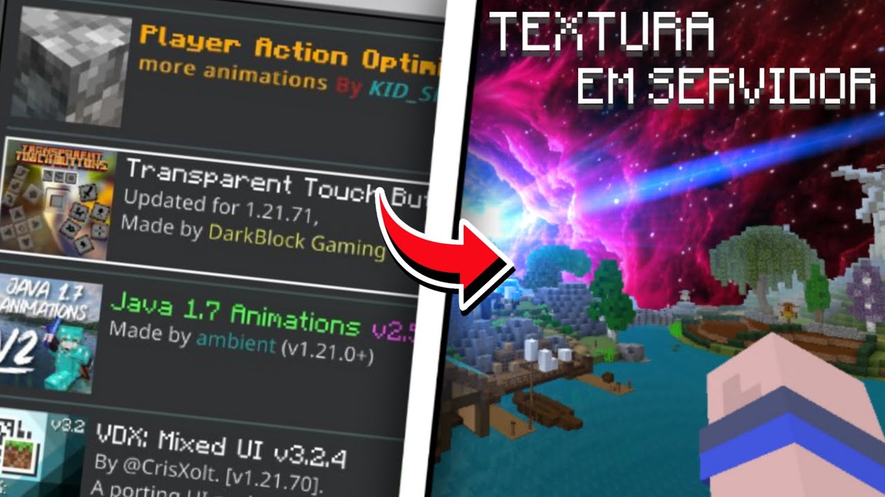 ✅ COMO COLOCAR TEXTURA nos SERVIDORES de MINECRAFT!! (Simples &eacute; F&aacute;cil)
