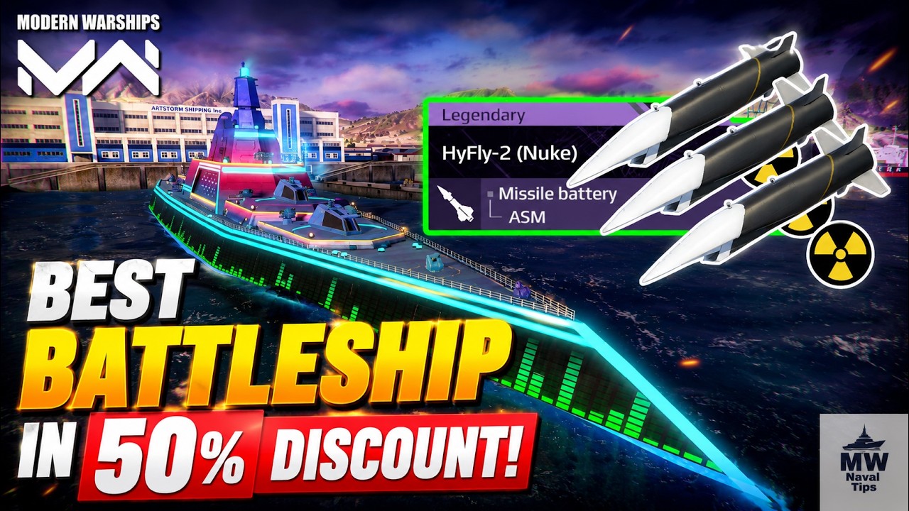 BEST BATTLESHIP IN 50% DISCOUNT?! 😱| Modern Warships