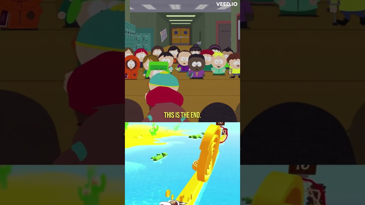 Cartman and Kyle Fight at School #shorts #southpark #memes #viral