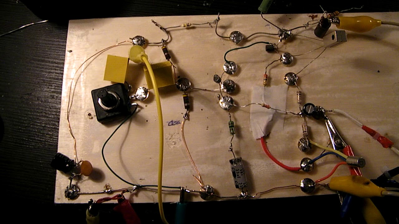 You like the typical Germanium sound from the 1970's? (2W Audio amp. with 2 Germ. end transistors))