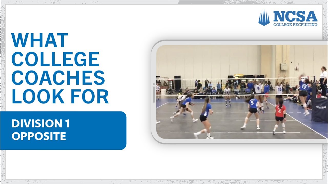 How to Make a Recruiting Video | Volleyball | Opposite (Right Side)