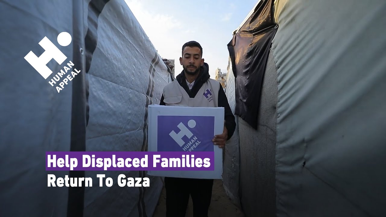 Help displaced families return to Gaza