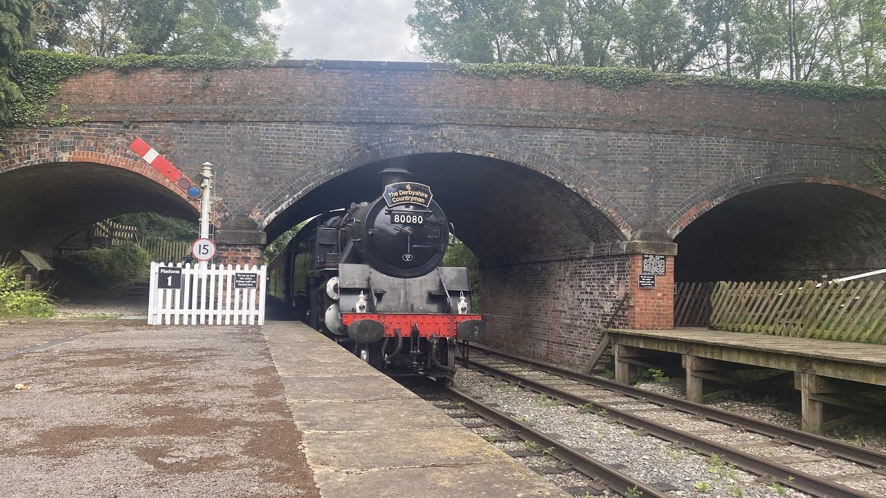 BR Standard 4 Tank 80080 on Ecclesbourne Valley Railway - 24/06/23