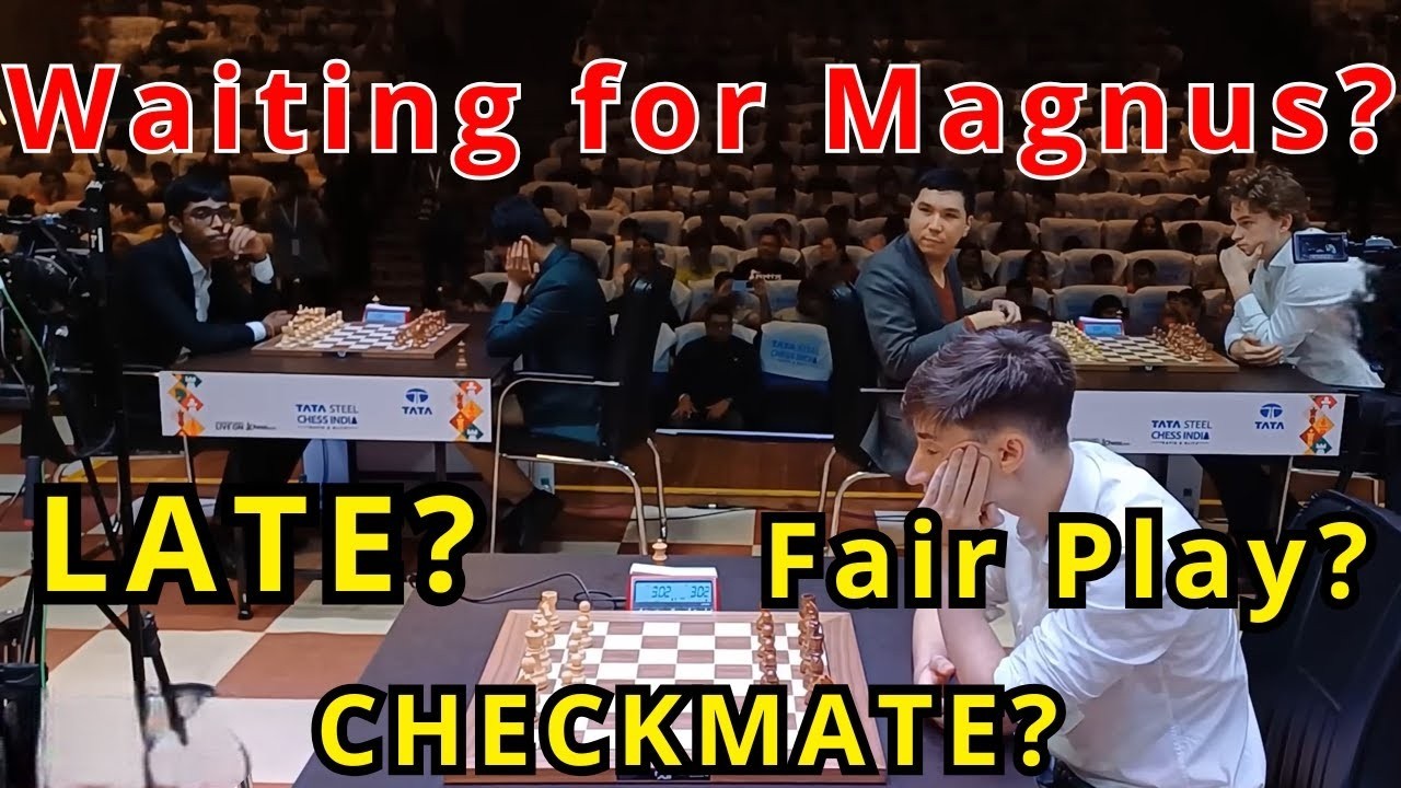 Carlsen Late?! 😲 Dubov Fair Play!? 🤔 | Magnus Carlsen vs Daniil Dubov | Tata Steel 2024