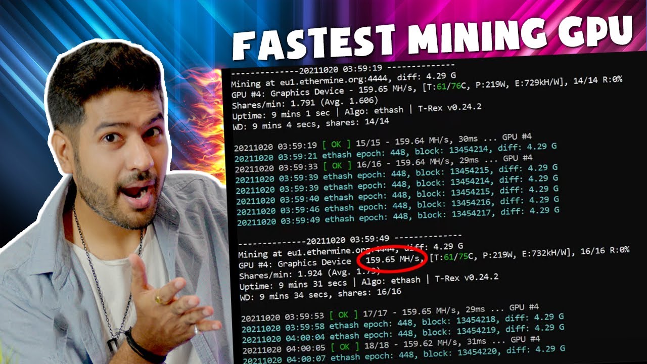 World's Fastest Mining Graphic Card | CMP 170Hx | 160 Mhs