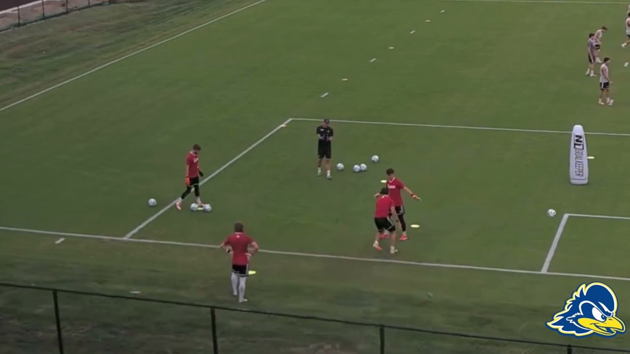 Goalkeeper Training | University of Delaware Men's Soccer | Goal Defense | Perceptual Goal Defense