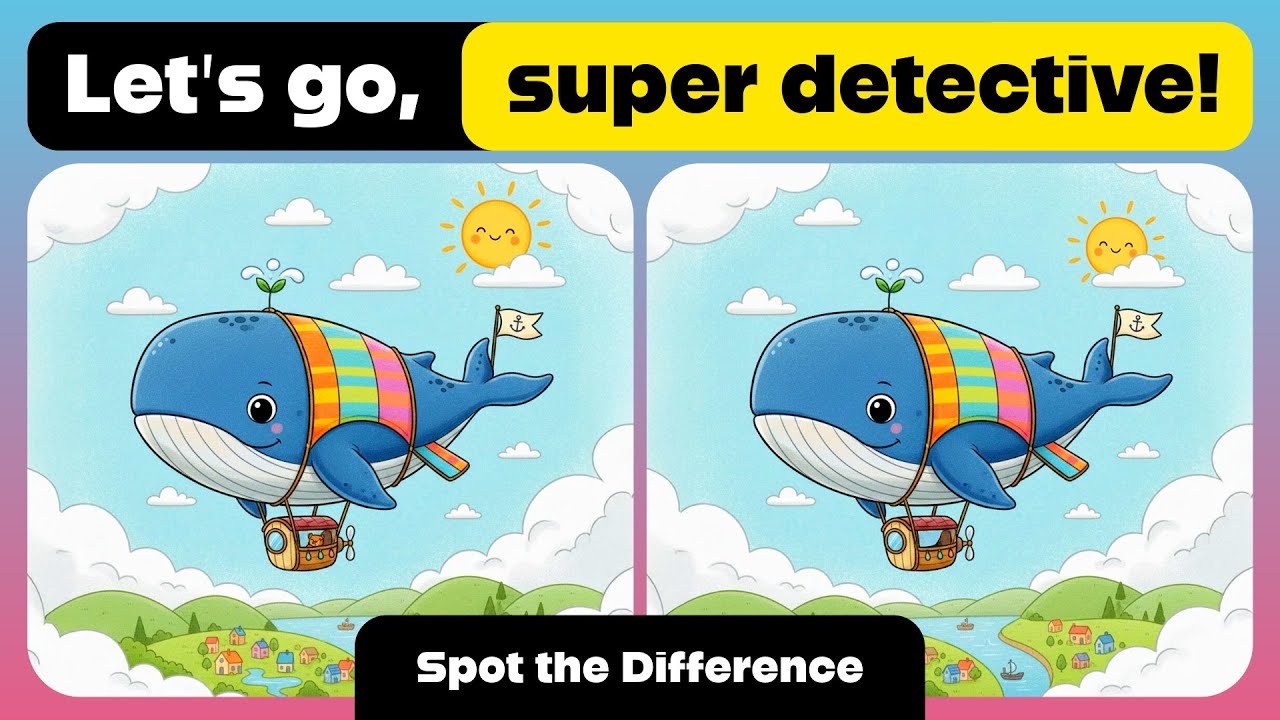 [37] Spot The Difference Find The Difference Find 4 Differences in 60 Seconds