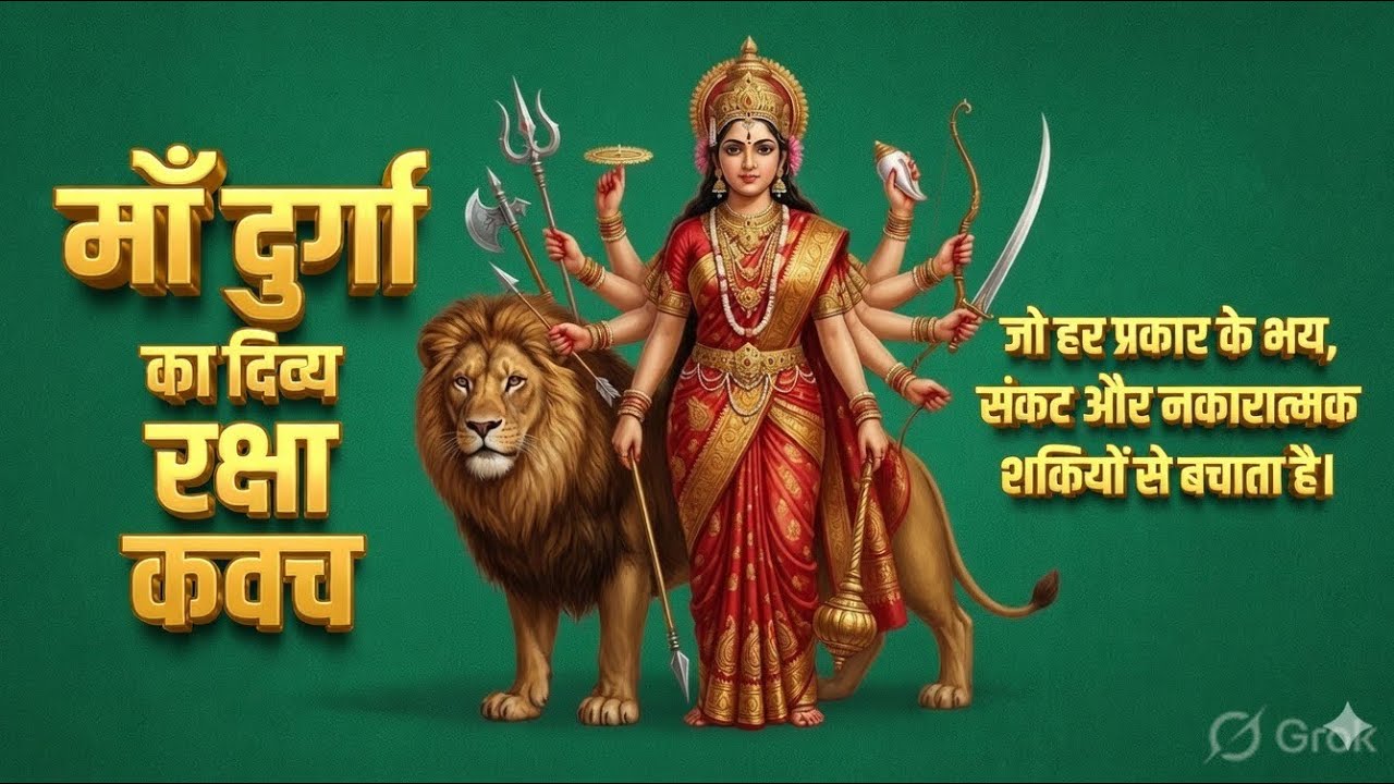 Divya Durga Kavach Mantra | Navdurga Ke 9 Naam | Navratri Special Mata Ke Bhajan #navratri #durga 