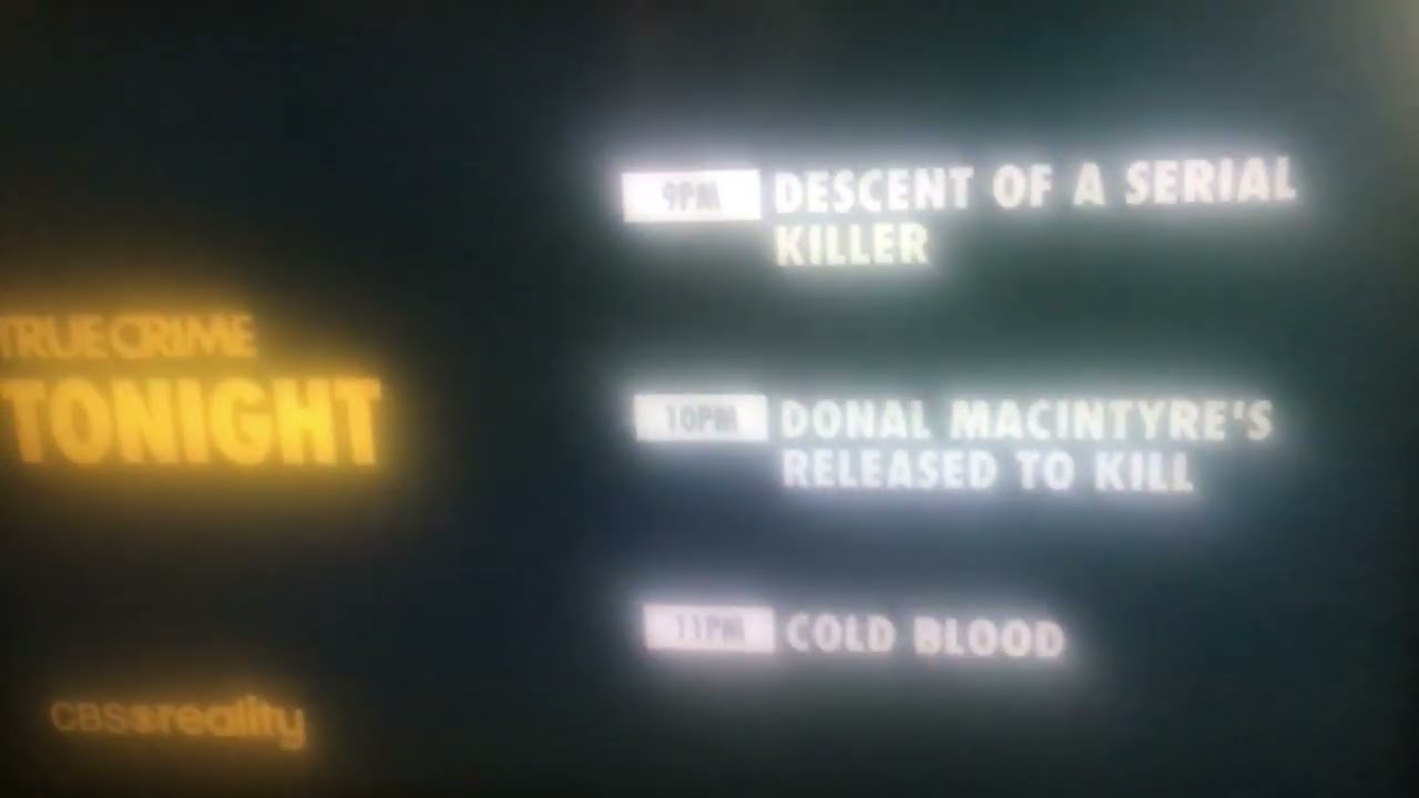 CBS Reality menu 2022
