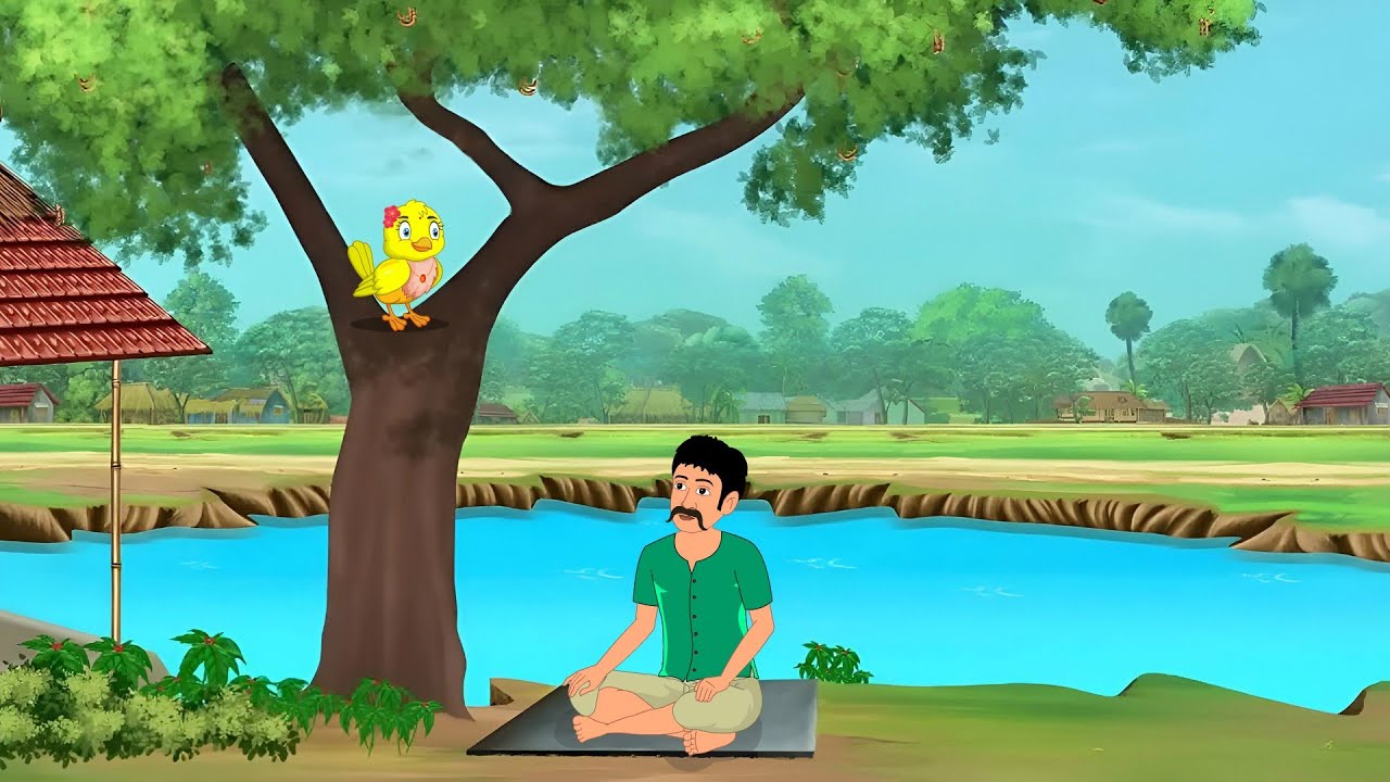 गरीब किसान और जादुई चिड़िया  Hindi kahani । Moral story । Hindi story । Jadue chidiya । 