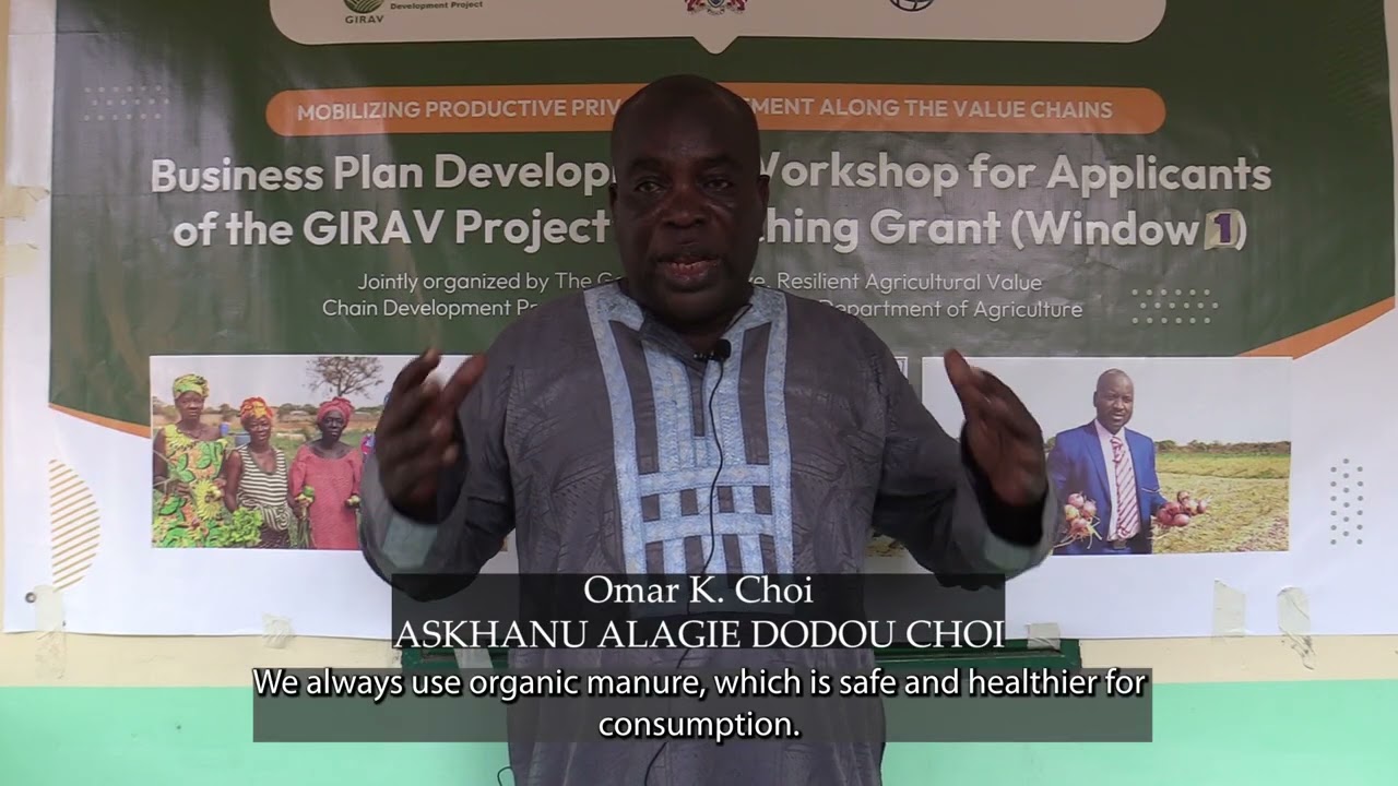 GIRAV MATCHING GRANT WINDOW 1 APPLICANTS