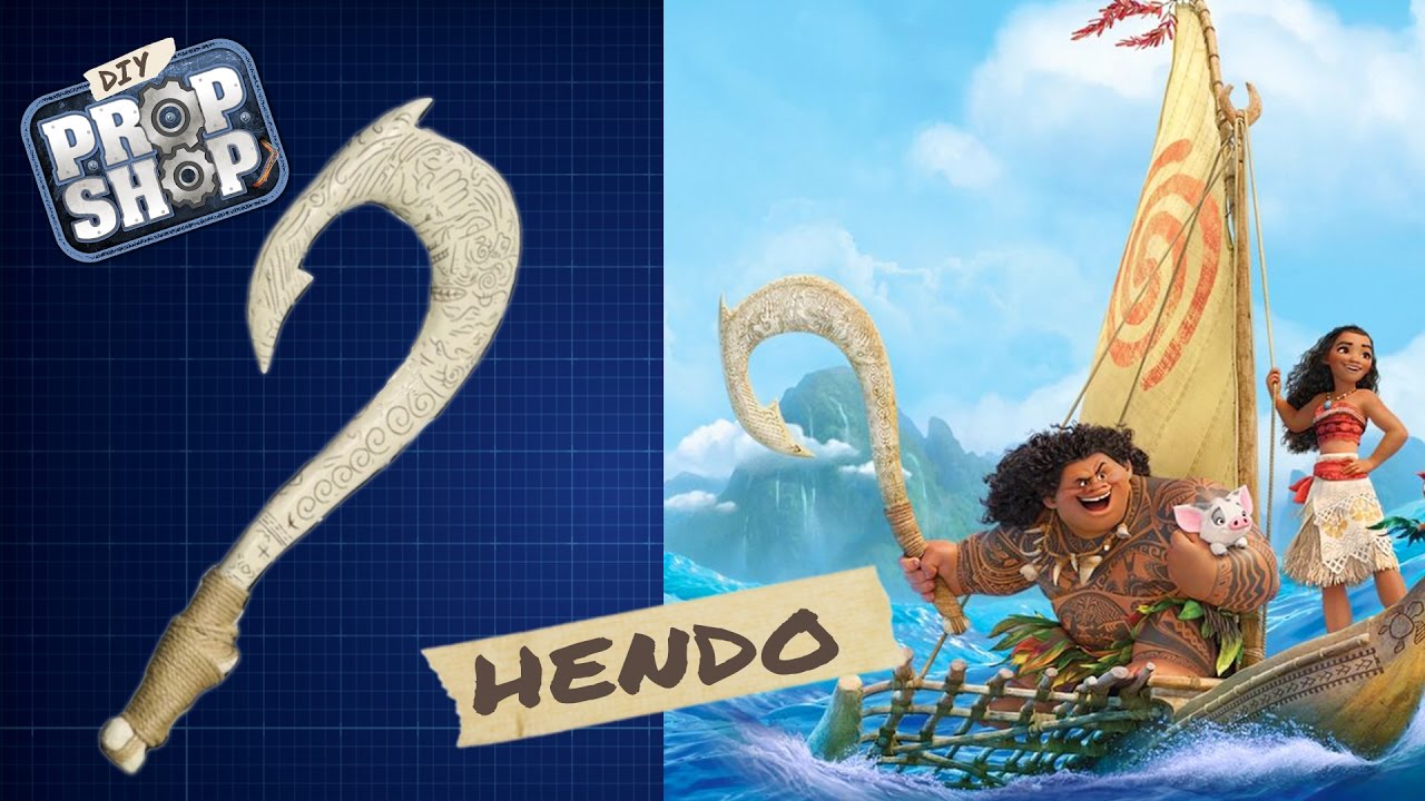 Maui's Hook - Moana - DIY PROP SHOP