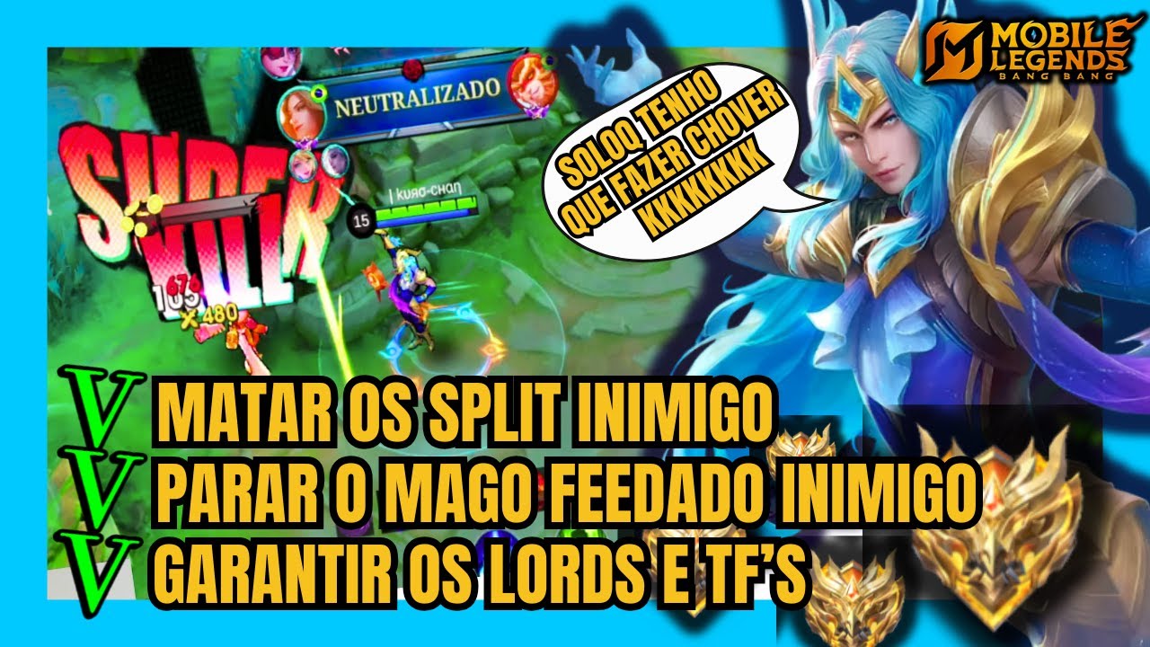 QUER SUBIR DE ELO JOGANDO SOLO? RENDA SE AO META! LANCELOT FAZENDO CHOVER PRA VENCER!
