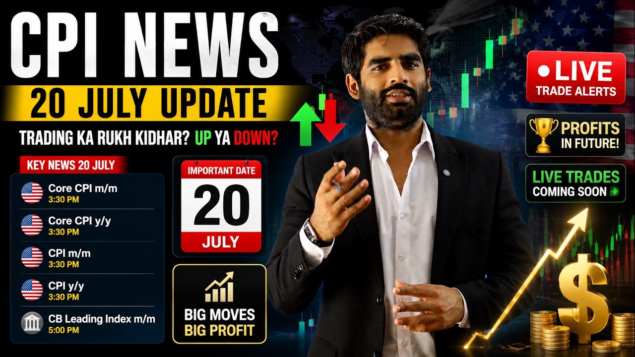 Don't Miss 20 July CPI News | Forex Market Analysis & Live Trade Plan