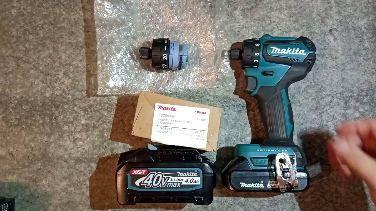 Makita DDF083Z меняю косячный редуктор 3й раз.........купил Makita 40в и попал на деньги.