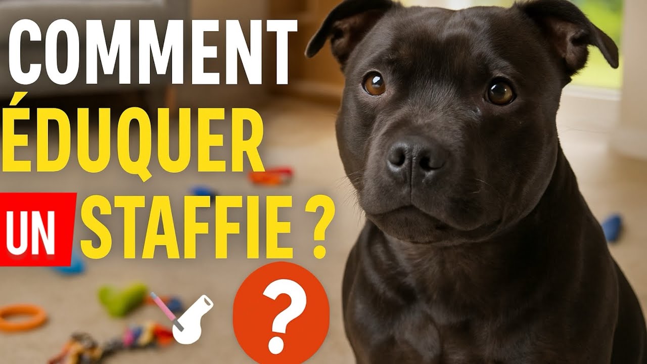 🐾 Tout savoir sur l’éducation d’un Staffie : méthodes et astuces pour un chien équilibré 🥨🐶