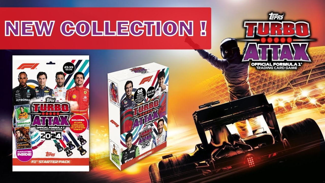 FIRST OPENING! | TOPPS F1 TURBO ATTAX 2024 | STARTER PACK + MEGA TIN - REVVED UP