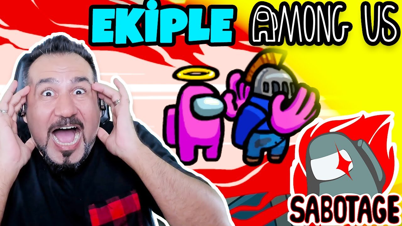 EKİPLE 6 KİŞİ AMONG US ama YALANLAR HAVADA UÇUŞUYOR! KATİL KİM? | AMONG US OYNUYORUZ